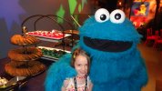 Dine with Elmo & Friends - Cookie Monster & Amy.JPG